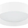 Beliani Suspensions Plafonnier En Métal LED ⌀ 45 Cm Blanc -Luminaires Soldes 202 plafonnier en metal led 45 cm blanc