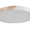 Beliani Suspensions Plafonnier En Métal LED ⌀ 51 Cm Blanc Et Bois Clair -Luminaires Soldes 202 plafonnier en metal led 51 cm blanc et bois clair