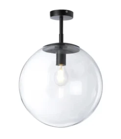 Lussiol Lighting Suspensions Plafonnier En Métal Transparent D. 24 Cm -Luminaires Soldes 202 plafonnier en metal transparent d 24 cm 1