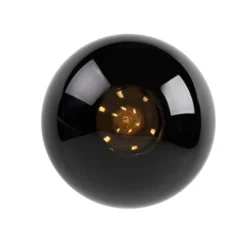 QAZQA Suspensions Plafonnier En Verre Noir -Luminaires Soldes 202 plafonnier en verre noir 23