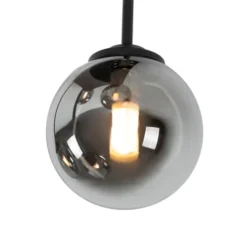 QAZQA Suspensions Plafonnier En Verre Noir -Luminaires Soldes 202 plafonnier en verre noir 9