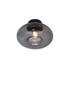 It's About Romi Suspensions Plafonnier En Verre Noir, H. 18cm -Luminaires Soldes 202 plafonnier en verre noir h 18cm 5