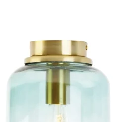QAZQA Suspensions Plafonnier En Verre Vert -Luminaires Soldes 202 plafonnier en verre vert 4