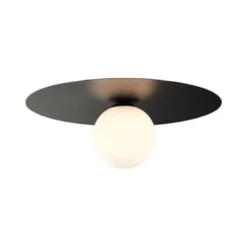 Brilliant Suspensions Plafonnier Ou Applique Murale Métal Or/verre D30cm 10 Brilliant Suspensions Plafonnier Ou Applique Murale Métal Or/verre D30cm -Luminaires Soldes 202 plafonnier ou applique murale metal noir verre d30cm