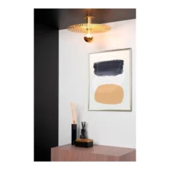 Lampea Suspensions Plafonnier Vintage En Acier Or Mat Ø 40 Cm -Luminaires Soldes 202 plafonnier vintage en acier or mat oe 40 cm 1