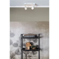 Drawer Suspensions SANDY - Plafonnier Métal Double - Couleur - Blanc Mat -Luminaires Soldes 202 sandy plafonnier metal double couleur blanc mat 1