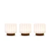Atelier Pierre Lampes à Poser Set De 3 Lampes Dentelles 9cm Pvc Terracotta