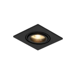 QAZQA Appliques Murales Et Spots Spot à Encastrer En Aluminium Noir -Luminaires Soldes 202 spot a encastrer en aluminium noir 10