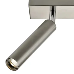 Laurie Lumière Appliques Murales Et Spots Spot De Plafond (réglette/plafonnier) En Métal Argente -Luminaires Soldes 202 spot de plafond reglette plafonnier en metal argente 1