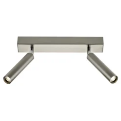 Laurie Lumière Appliques Murales Et Spots Spot De Plafond (réglette/plafonnier) En Métal Argente