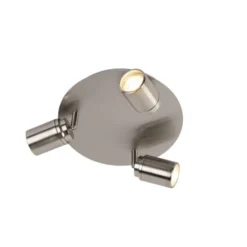 QAZQA Appliques Murales Et Spots Spot Plafond En Acier -Luminaires Soldes 202 spot plafond en acier 4