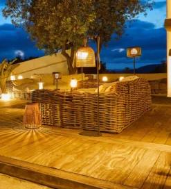 LUMISKY Lampadaires Support De Lampe Métal Gris 41CM -Luminaires Soldes 202 support de lampe metal gris 41cm 3