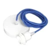 Hoopzi Suspensions Suspension 1 Fil électrique En Tissu Bleu Roi 3m -Luminaires Soldes 202 suspension 1 fil electrique en tissu bleu roi 3m