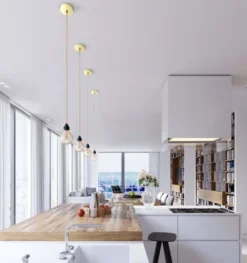 Hoopzi Suspensions Suspension 1 Fil électrique En Tissu Doré 2,5m Douille Noire -Luminaires Soldes 202 suspension 1 fil electrique en tissu dore 2 5m douille noire 3