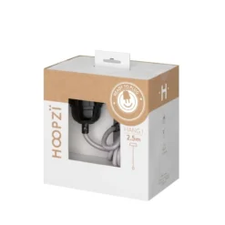 Hoopzi Suspensions Suspension 1 Fil électrique En Tissu Gris 2,5m Douille Noire -Luminaires Soldes 202 suspension 1 fil electrique en tissu gris 2 5m douille noire 3