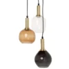 Maisons Du Monde Suspensions Suspension 3 Abat-jours Cloche En Verre Transparent Et Teinté -Luminaires Soldes 202 suspension 3 abat jours cloche en verre transparent et teinte 1000 9 14 211574 1