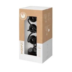 Hoopzi Suspensions Suspension 3 Fils électriques En Tissu Noir 2,5m Douille Noire -Luminaires Soldes 202 suspension 3 fils electriques en tissu noir 2 5m douille noire 3