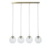 Maisons Du Monde Suspensions Suspension 4 Abat-jours En Verre Et En Métal Doré -Luminaires Soldes 202 suspension 4 abat jours en verre et en metal dore 1000 11 15 210386 1