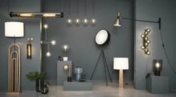 Maisons Du Monde Suspensions Suspension 4 Abat-jours En Verre Et En Métal Doré -Luminaires Soldes 202 suspension 4 abat jours en verre et en metal dore 1000 11 15 210386 3