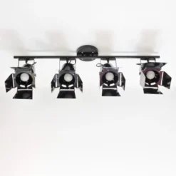 Maisons Du Monde Suspensions Suspension 4 Spots Orientables En Métal Noir -Luminaires Soldes 202 suspension 4 spots orientables en metal noir 1000 6 5 146580 2