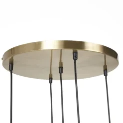 Maisons Du Monde Suspensions Suspension 5 Abat-jours Filaires Dorés -Luminaires Soldes 202 suspension 5 abat jours filaires dores 1000 12 37 202618 2