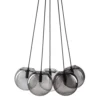 Maisons Du Monde Suspensions Suspension 5 Boules En Verre Et Verre Fumé -Luminaires Soldes 202 suspension 5 boules en verre et verre fume 1000 16 16 165205 1