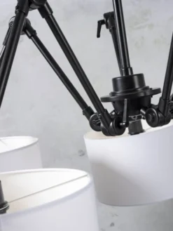 It's About Romi Lustres Suspension 5 Bras Abats-jour Blancs 12 It's About Romi Lustres Suspension 5 Bras Abats-jour Blancs -Luminaires Soldes 202 suspension 5 bras abats jour blancs 4