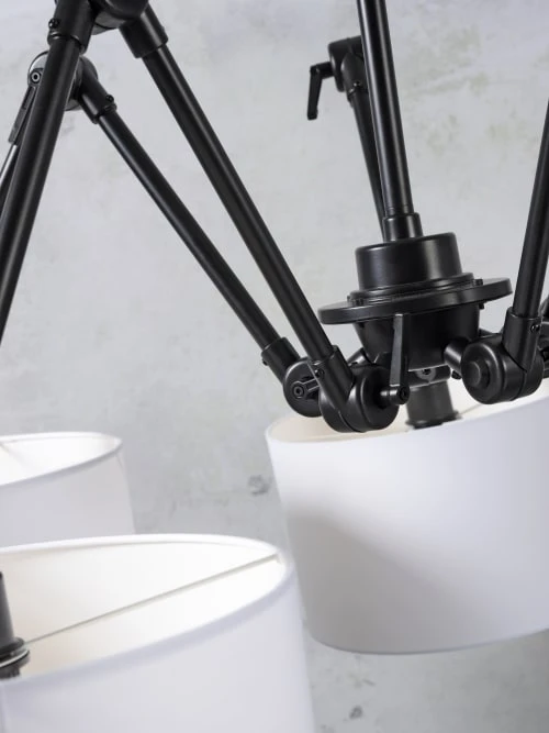 It's About Romi Lustres Suspension 5 Bras Abats-jour Blancs 7 It's About Romi Lustres Suspension 5 Bras Abats-jour Blancs – Image 5