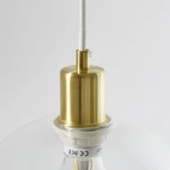 Maisons Du Monde Suspensions Suspension 5 Globes En Verre Et Métal Doré -Luminaires Soldes 202 suspension 5 globes en verre et metal dore 1000 2 24 190674 5