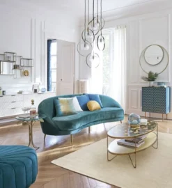 Maisons Du Monde Suspensions Suspension 6 Globes En Verre Et Métal Doré -Luminaires Soldes 202 suspension 6 globes en verre et metal dore 1000 14 24 202892 5