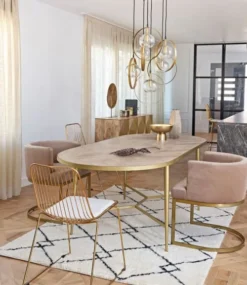 Maisons Du Monde Suspensions Suspension 6 Globes En Verre Et Métal Doré -Luminaires Soldes 202 suspension 6 globes en verre et metal dore 1000 14 24 202892 6