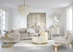 Maisons Du Monde Suspensions Suspension à Pampilles En Nacre Blanche Et Métal Doré Mat -Luminaires Soldes 202 suspension a pampilles en nacre blanche et metal dore mat 1000 8 31 210689 3