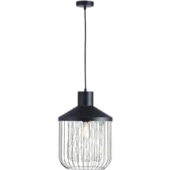 ATHM DESIGN Suspensions Suspension Abat Jour Métal Rouge -Luminaires Soldes 202 suspension abat jour metal 4