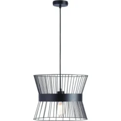 ATHM DESIGN Suspensions Suspension Abat Jour Métal Gris -Luminaires Soldes 202 suspension abat jour metal noir 30