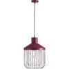 ATHM DESIGN Suspensions Suspension Abat Jour Métal Rouge -Luminaires Soldes 202 suspension abat jour metal rouge 4