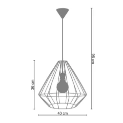 Tosel Suspensions Suspension Acier Or -Luminaires Soldes 202 suspension acier or 7