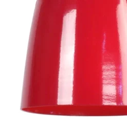 Tosel Suspensions Suspension Acier Rouge -Luminaires Soldes 202 suspension acier rouge 2
