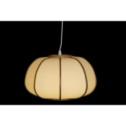 Wadiga Suspensions Suspension Bambou Et Polyester 34x34x21cm -Luminaires Soldes 202 suspension bambou et polyester 34x34x21cm 5