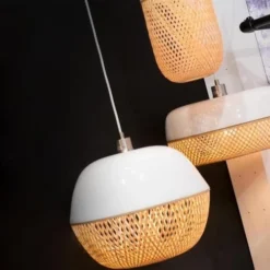 Good & Mojo Suspensions Suspension Bambou Naturel D40/H22cm 10 Good & Mojo Suspensions Suspension Bambou Naturel D40/H22cm -Luminaires Soldes 202 suspension bambou naturel d40 h22cm 2