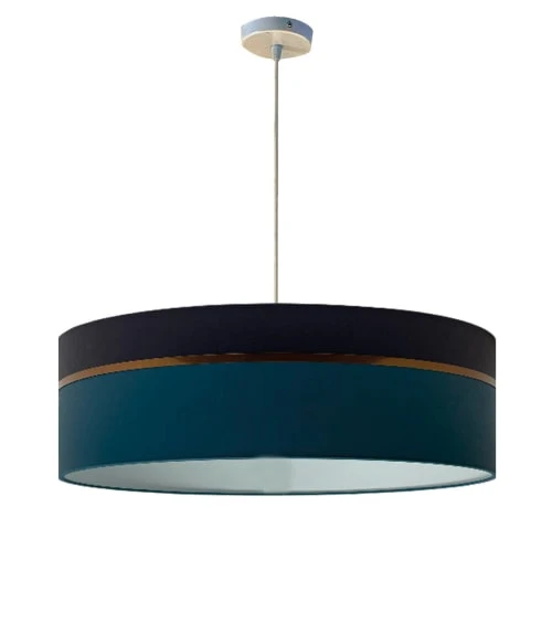Abat-jours Suspensions Suspension Bicolore Bleu T 65 X H 25 3 Abat-jours Suspensions Suspension Bicolore Bleu T 65 X H 25