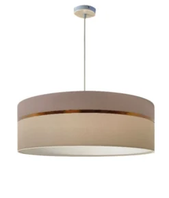 Abat-jours Suspensions Suspension Bicolore Taupe & Beige T 65 X H 25