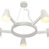 It's About Romi Lustres Suspension Blanche 5 Lampes -Luminaires Soldes 202 suspension blanche 5 lampes