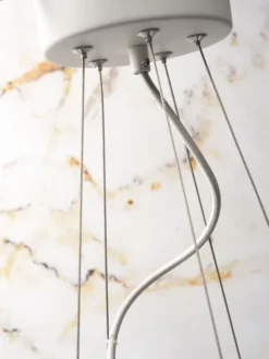 It's About Romi Lustres Suspension Blanche 5 Lampes -Luminaires Soldes 202 suspension blanche 5 lampes 4