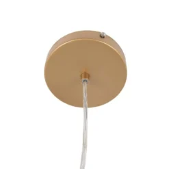 Maisons Du Monde Suspensions Suspension Blanche Feuilles De Ginkgo En Métal Doré -Luminaires Soldes 202 suspension blanche feuilles de ginkgo en metal dore 1000 7 18 204772 3