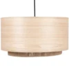 Maisons Du Monde Suspensions Suspension Bois Beige Et Métal D40 -Luminaires Soldes 202 suspension bois beige et metal d40 1000 5 22 227244 1