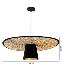 Abat-jours Suspensions Suspension Boléro T 50 X H 20 -Luminaires Soldes 202 suspension bolero t 50 x h 20 2