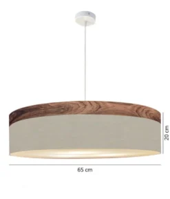 Abat-jours Suspensions Suspension Boobby Slim Taupe T 65 X H 20 -Luminaires Soldes 202 suspension boobby slim taupe t 65 x h 20 2
