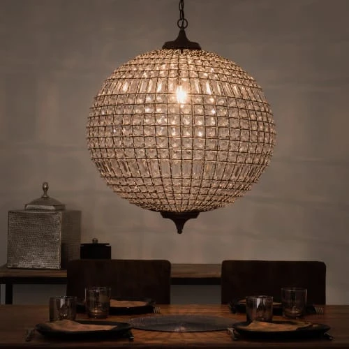 Maisons Du Monde Suspensions Suspension Boule à Pampilles Et Métal Coloris Rouille 8 Maisons Du Monde Suspensions Suspension Boule à Pampilles Et Métal Coloris Rouille – Image 6