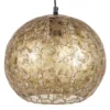 Maisons Du Monde Suspensions Suspension Boule En Métal Doré à Motifs -Luminaires Soldes 202 suspension boule en metal dore a motifs 1000 9 17 183082 7