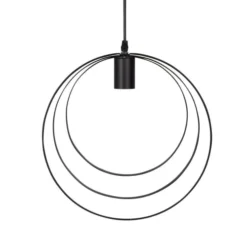 Maisons Du Monde Suspensions Suspension Cercles De Métal Noir H35